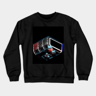 Sci-Fi Hanger 3D Crewneck Sweatshirt